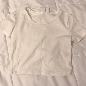Nordstrom BP white crop top